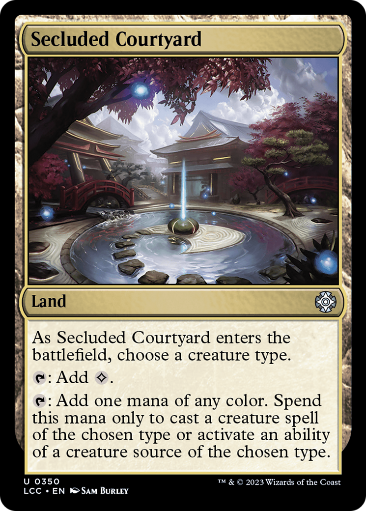 Secluded Courtyard [The Lost Caverns of Ixalan Commander] - The Mythic Store | 24h Order Processing
