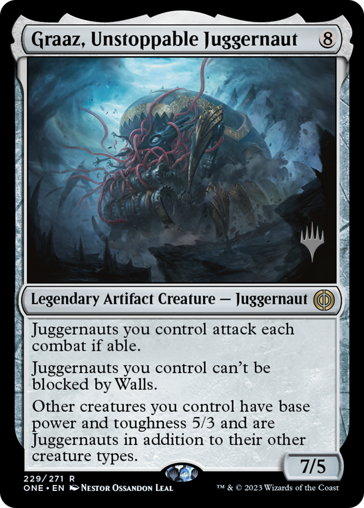 Graaz, Unstoppable Juggernaut (Promo Pack) [Phyrexia: All Will Be One Promos] - The Mythic Store | 24h Order Processing