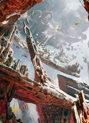 Mountain 3 Art Card (Gold-Stamped Signature) [Zendikar Rising Art Series] - The Mythic Store | 24h Order Processing