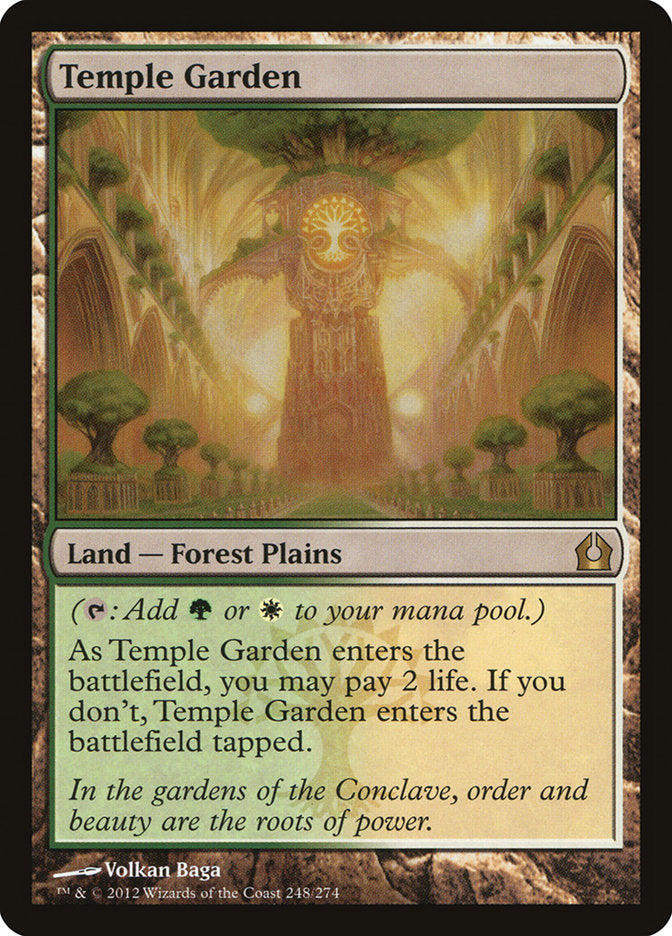 Temple Garden [Return to Ravnica] - The Mythic Store | 24h Order Processing