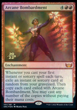 Arcane Bombardment [Streets of New Capenna Prerelease Promos] - The Mythic Store | 24h Order Processing