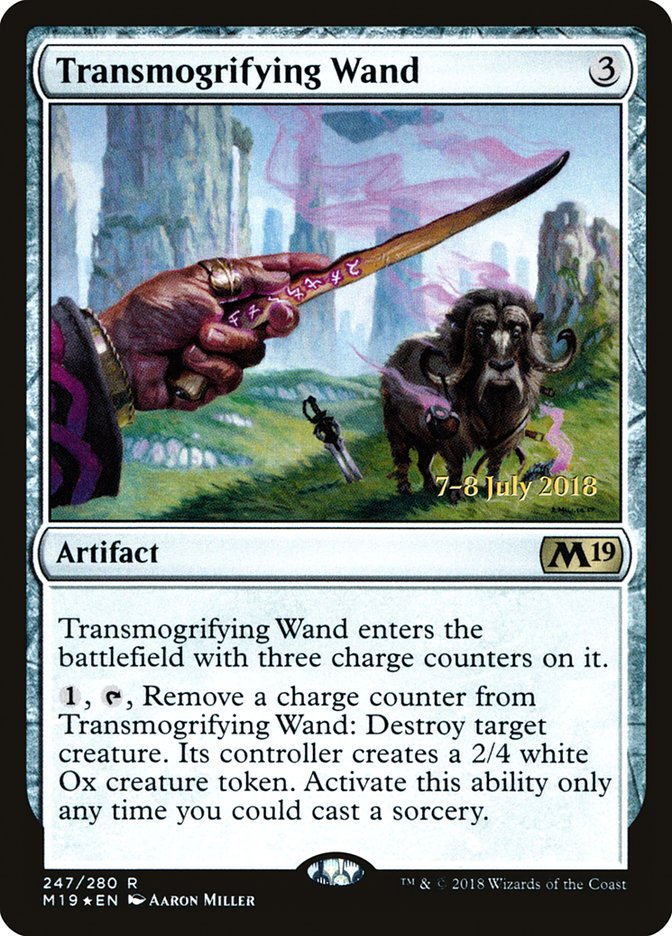 Transmogrifying Wand [Core Set 2019 Prerelease Promos] - The Mythic Store | 24h Order Processing