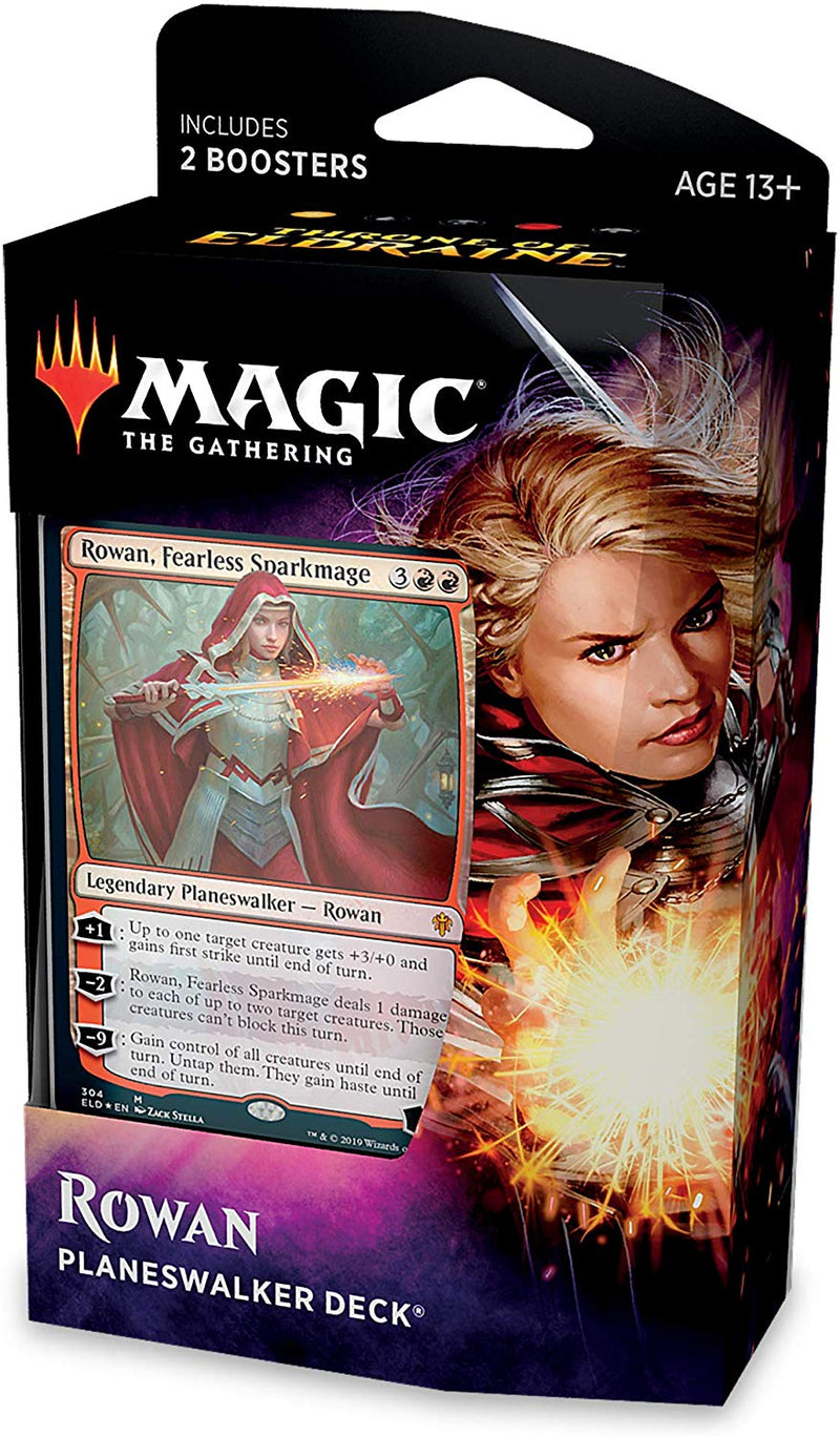 Throne of Eldraine Planeswalker Deck - Rowan, Fearless Sparkmage - The Mythic Store | 24h Order Processing