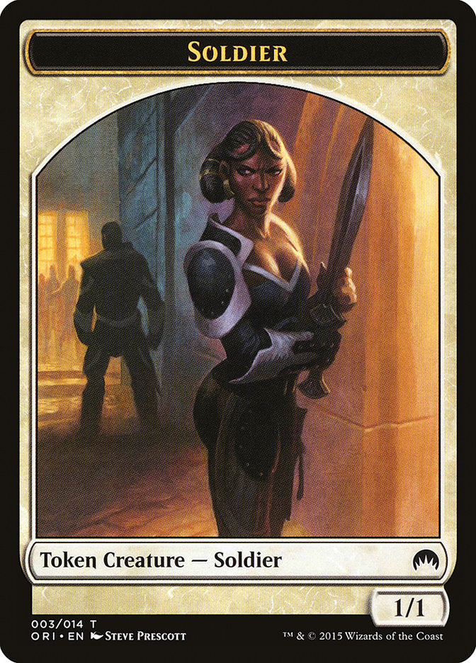 Soldier Token [Magic Origins Tokens] - The Mythic Store | 24h Order Processing