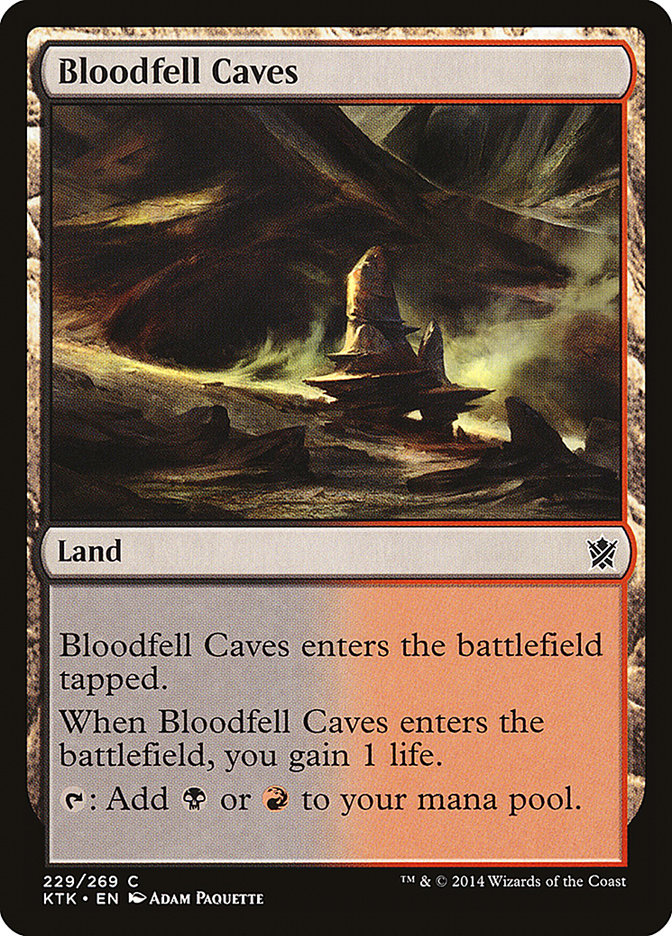 Bloodfell Caves [Khans of Tarkir] - The Mythic Store | 24h Order Processing