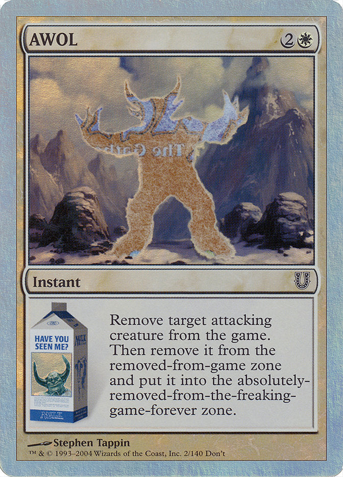 AWOL (Alternate Foil) [Unhinged] - The Mythic Store | 24h Order Processing