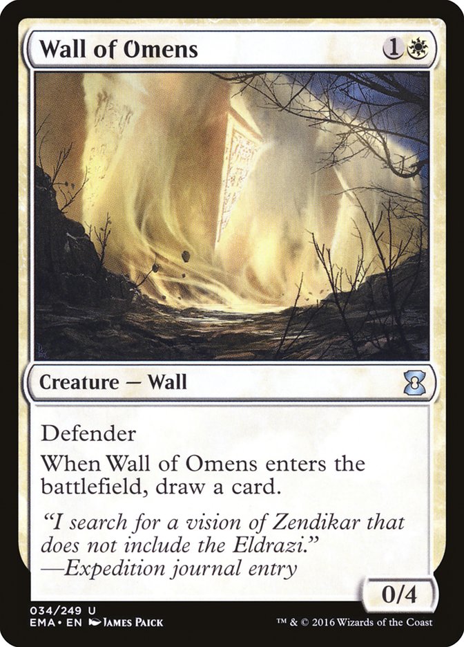 Wall of Omens [Eternal Masters] - The Mythic Store | 24h Order Processing