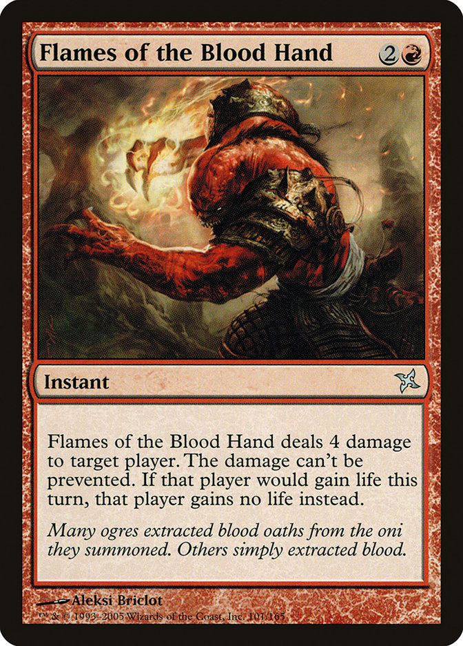 Flames of the Blood Hand [Betrayers of Kamigawa] - The Mythic Store | 24h Order Processing