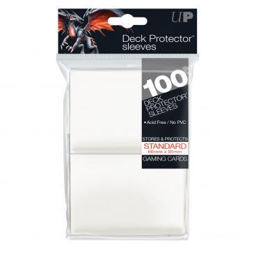 100ct White Standard Deck Protectors - The Mythic Store | 24h Order Processing