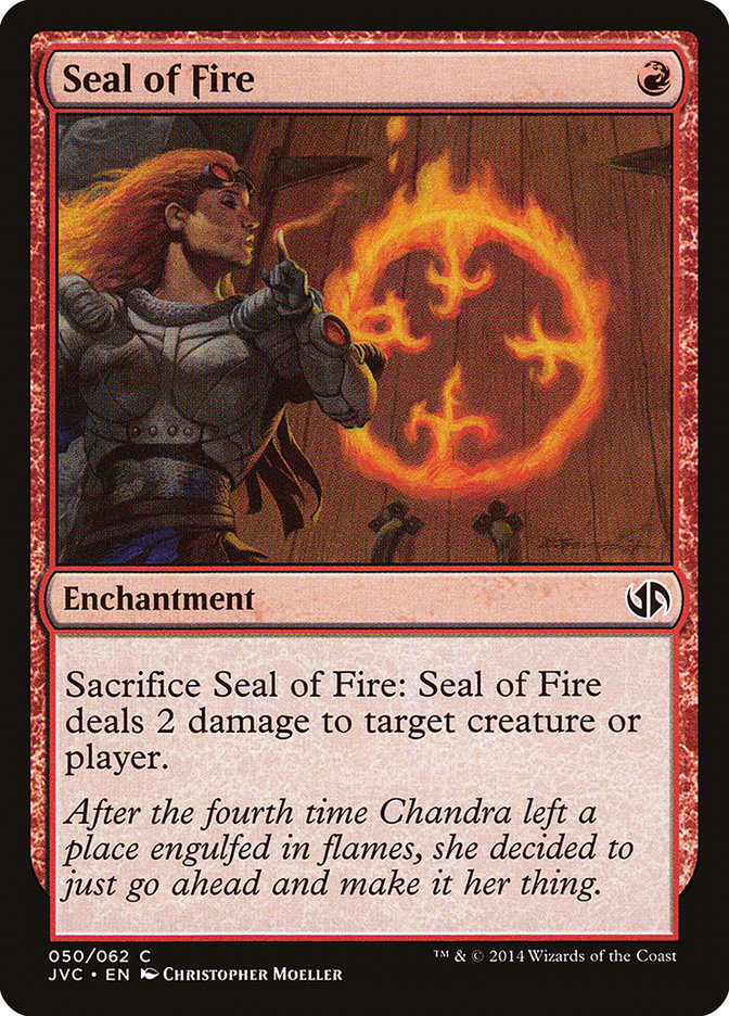 Seal of Fire [Duel Decks Anthology] - The Mythic Store | 24h Order Processing