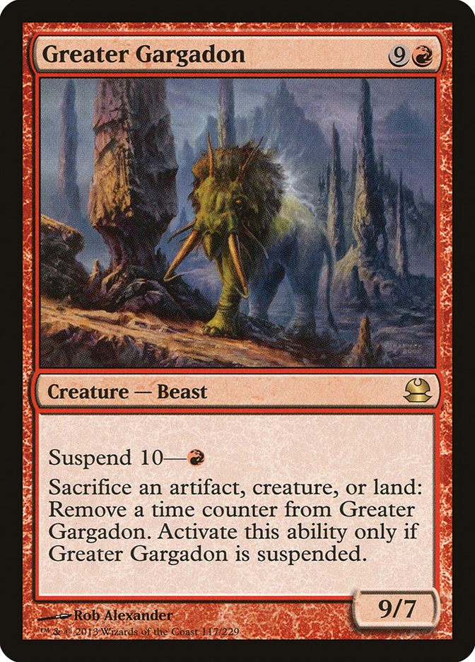 Greater Gargadon [Modern Masters] - The Mythic Store | 24h Order Processing