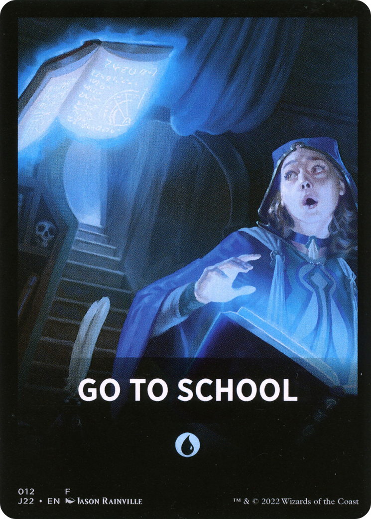 Go to School Theme Card [Jumpstart 2022 Front Cards] - The Mythic Store | 24h Order Processing