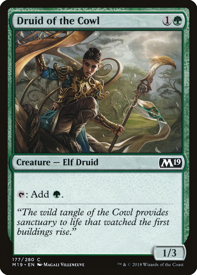 Druid of the Cowl [Core Set 2019] - The Mythic Store | 24h Order Processing