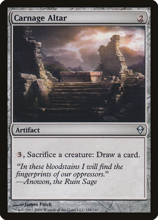 Carnage Altar [Zendikar] - The Mythic Store | 24h Order Processing