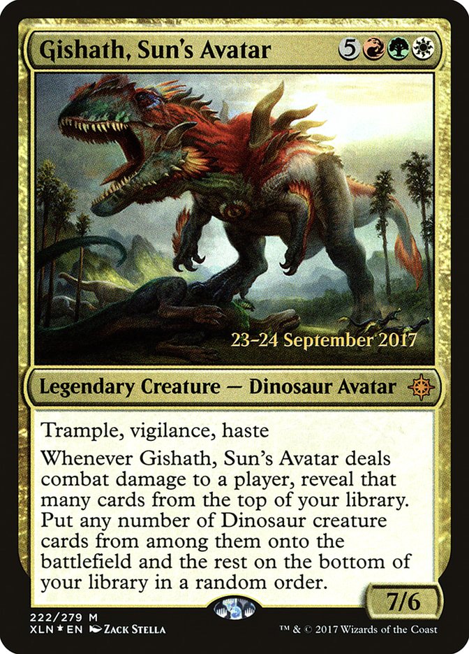 Gishath, Sun's Avatar [Ixalan Prerelease Promos] - The Mythic Store | 24h Order Processing