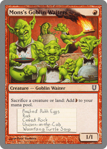 Mons's Goblin Waiters [Unhinged] - The Mythic Store | 24h Order Processing