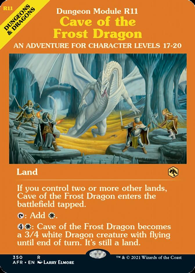 Cave of the Frost Dragon (Dungeon Module) [Dungeons & Dragons: Adventures in the Forgotten Realms] - The Mythic Store | 24h Order Processing