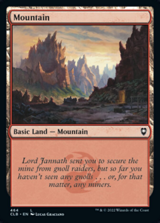 Mountain (464) [Commander Legends: Battle for Baldur's Gate] - The Mythic Store | 24h Order Processing