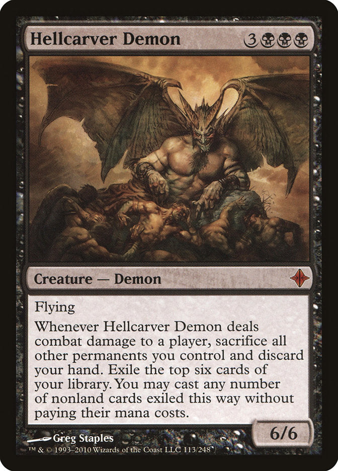 Hellcarver Demon [Rise of the Eldrazi] - The Mythic Store | 24h Order Processing