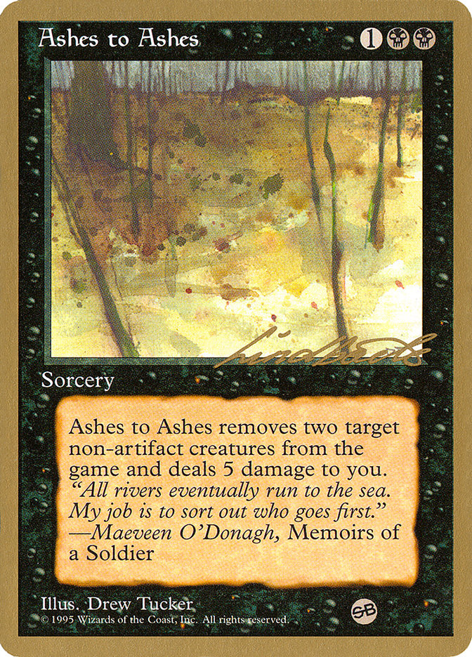 Ashes to Ashes (Leon Lindback) (SB) [Pro Tour Collector Set] - The Mythic Store | 24h Order Processing