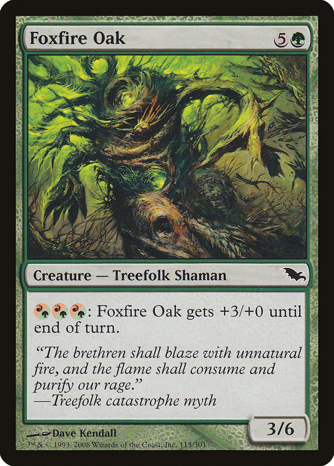 Foxfire Oak [Shadowmoor] - The Mythic Store | 24h Order Processing