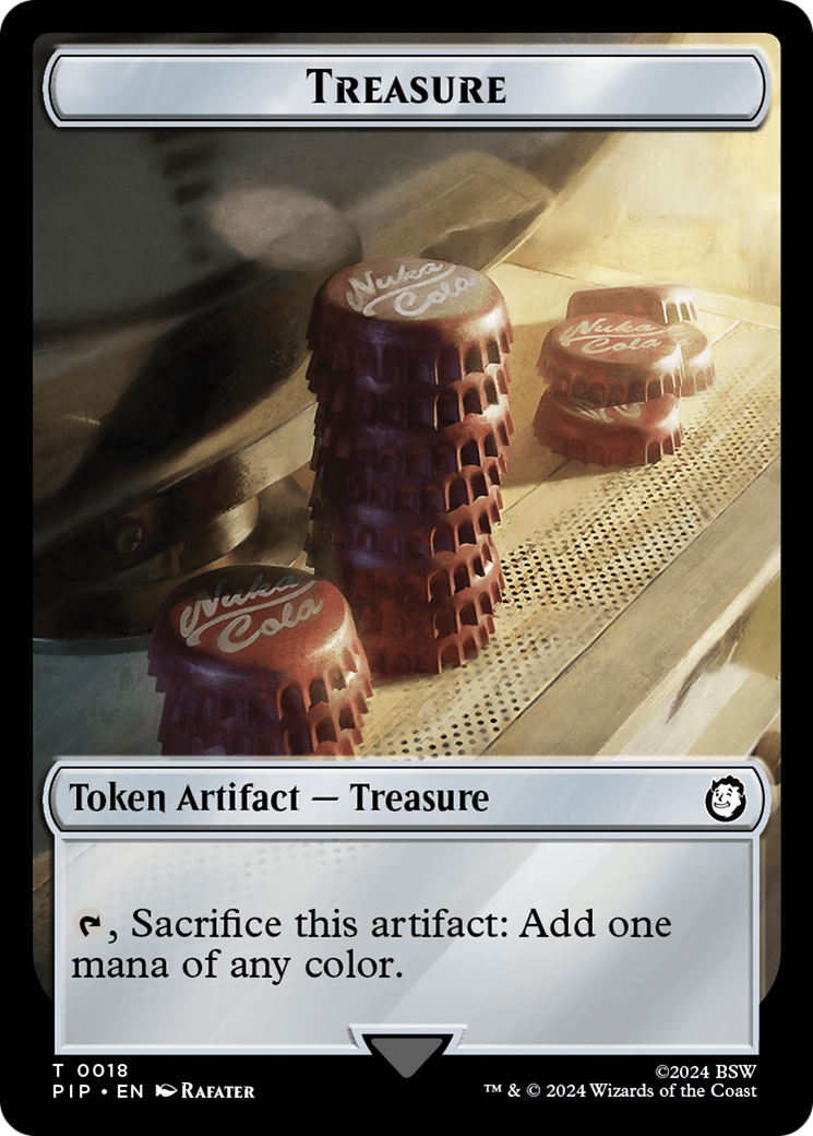 Treasure (018) // Wasteland Double-Sided Token [Fallout Tokens] - The Mythic Store | 24h Order Processing