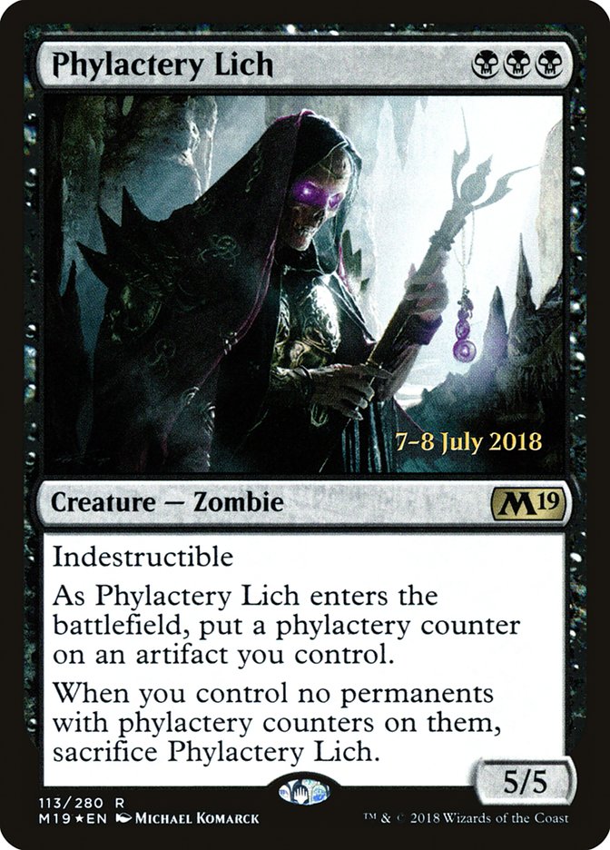 Phylactery Lich [Core Set 2019 Prerelease Promos] - The Mythic Store | 24h Order Processing