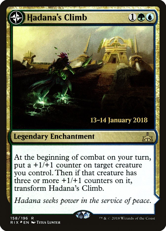 Hadana's Climb // Winged Temple of Orazca [Rivals of Ixalan Prerelease Promos] - The Mythic Store | 24h Order Processing