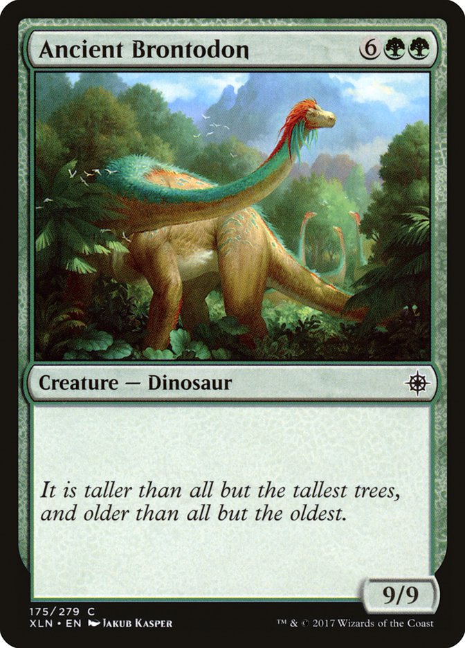 Ancient Brontodon [Ixalan] - The Mythic Store | 24h Order Processing