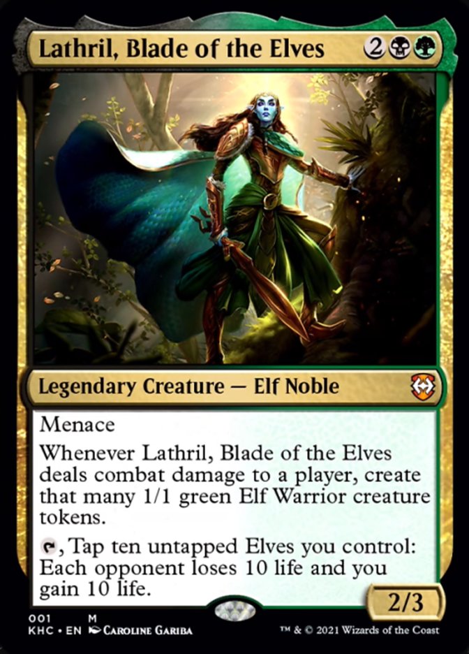 Lathril, Blade of the Elves [Kaldheim Commander] - The Mythic Store | 24h Order Processing