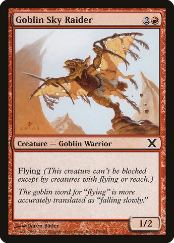 Goblin Sky Raider [Tenth Edition] - The Mythic Store | 24h Order Processing