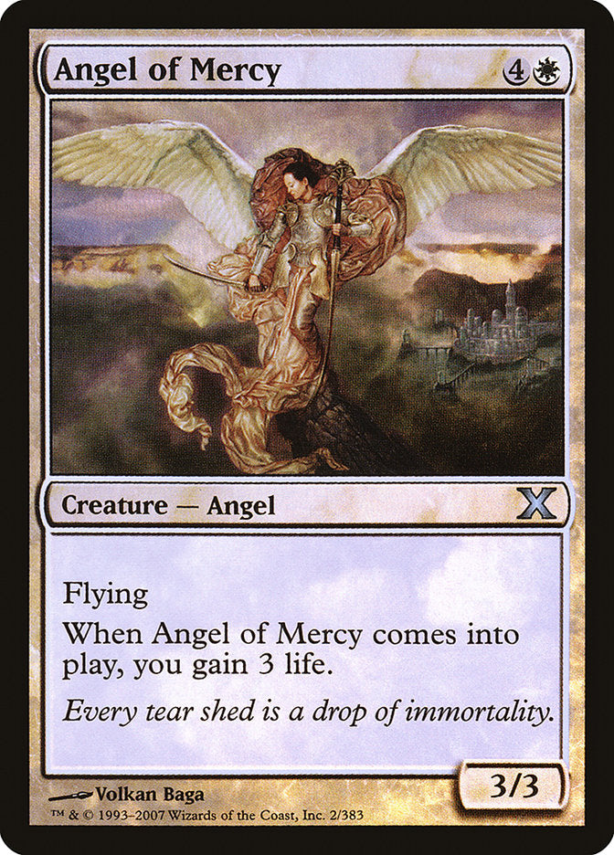 Angel of Mercy (Premium Foil) [Tenth Edition] - The Mythic Store | 24h Order Processing