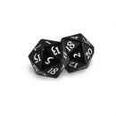 Heavy Metal D20 Dice - Black Magic - The Mythic Store | 24h Order Processing
