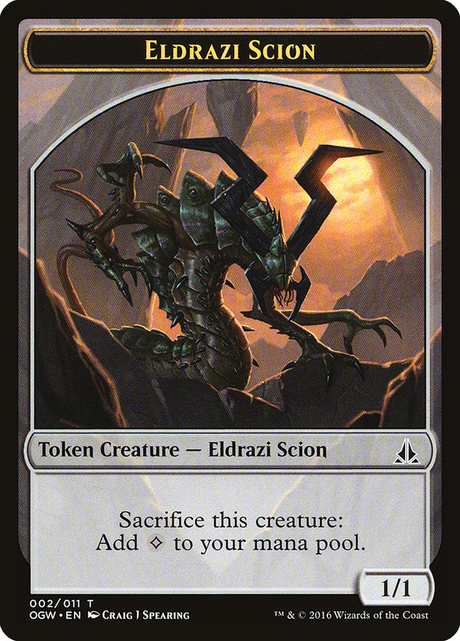 Eldrazi Scion Token (002/011) [Oath of the Gatewatch Tokens] - The Mythic Store | 24h Order Processing