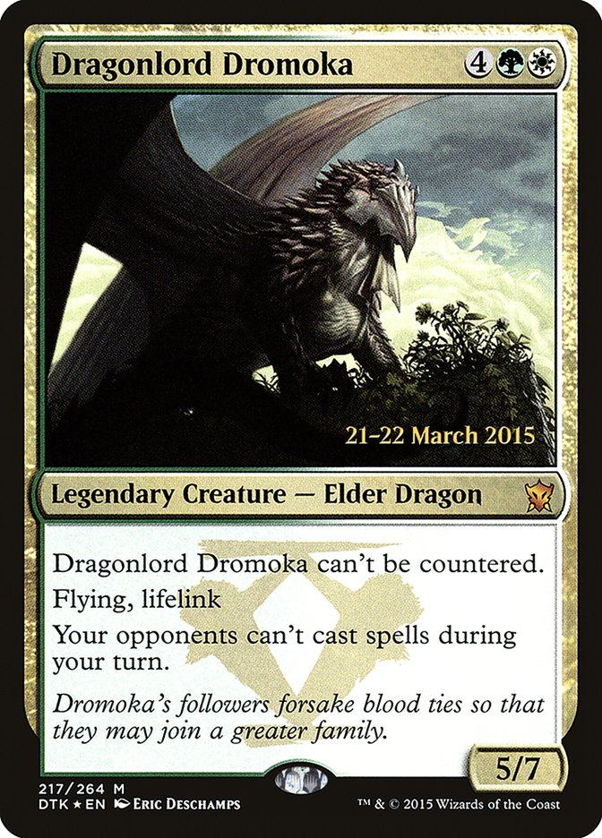 Dragonlord Dromoka [Dragons of Tarkir Prerelease Promos] - The Mythic Store | 24h Order Processing