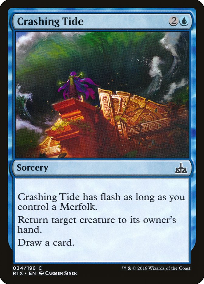 Crashing Tide [Rivals of Ixalan] - The Mythic Store | 24h Order Processing
