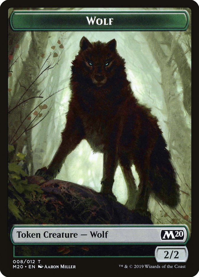 Wolf Token [Core Set 2020 Tokens] - The Mythic Store | 24h Order Processing