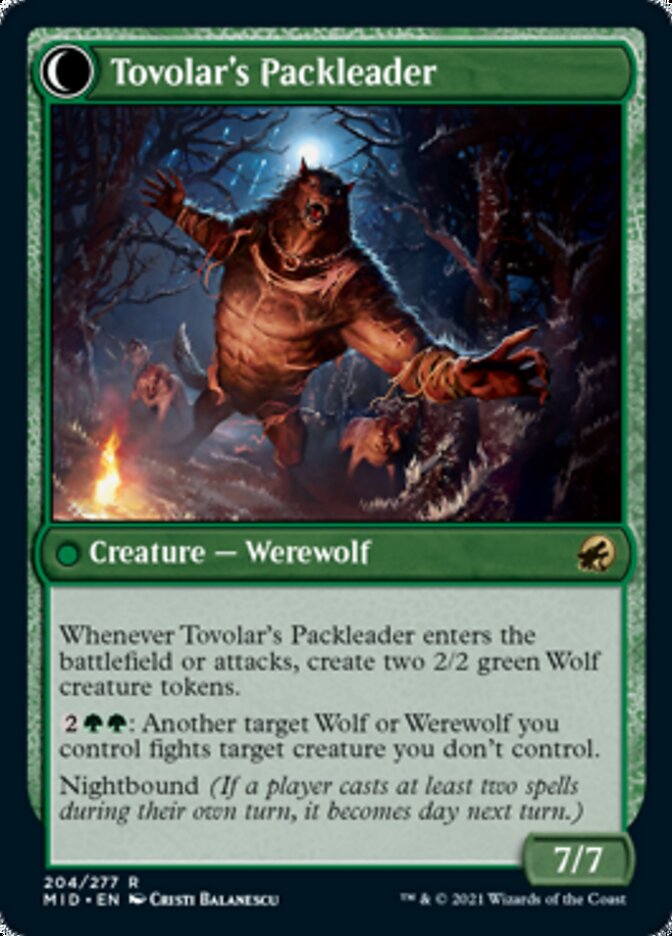 Tovolar's Huntmaster // Tovolar's Packleader [Innistrad: Midnight Hunt] - The Mythic Store | 24h Order Processing