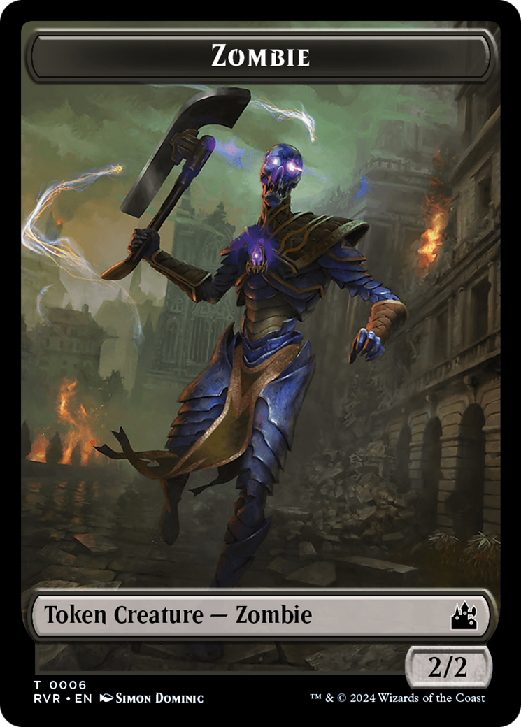 Zombie Token [Ravnica Remastered Tokens] - The Mythic Store | 24h Order Processing