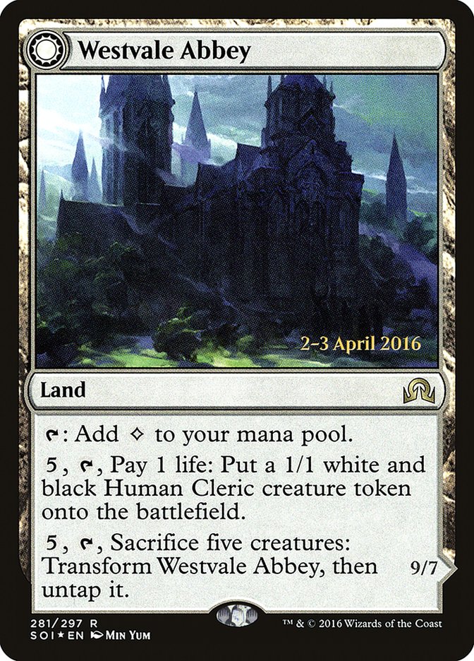 Westvale Abbey // Ormendahl, Profane Prince [Shadows over Innistrad Prerelease Promos] - The Mythic Store | 24h Order Processing