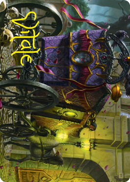 Honeymoon Hearse Art Card (Gold-Stamped Signature) [Innistrad: Crimson Vow Art Series] - The Mythic Store | 24h Order Processing