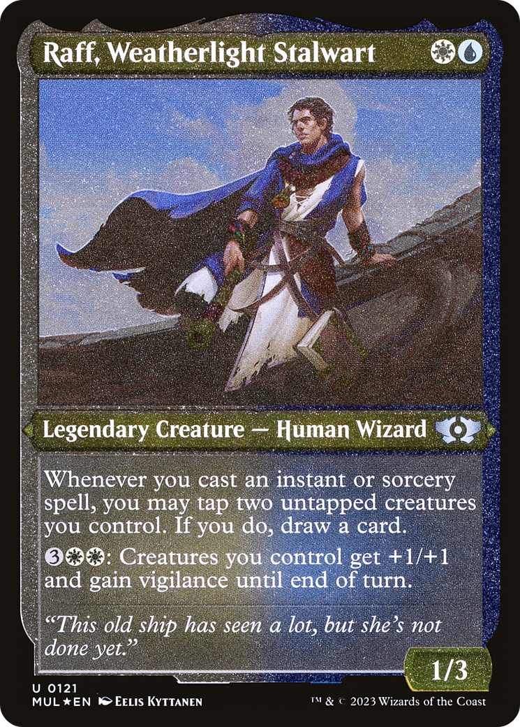 Raff, Weatherlight Stalwart (Foil Etched) [Multiverse Legends] - The Mythic Store | 24h Order Processing