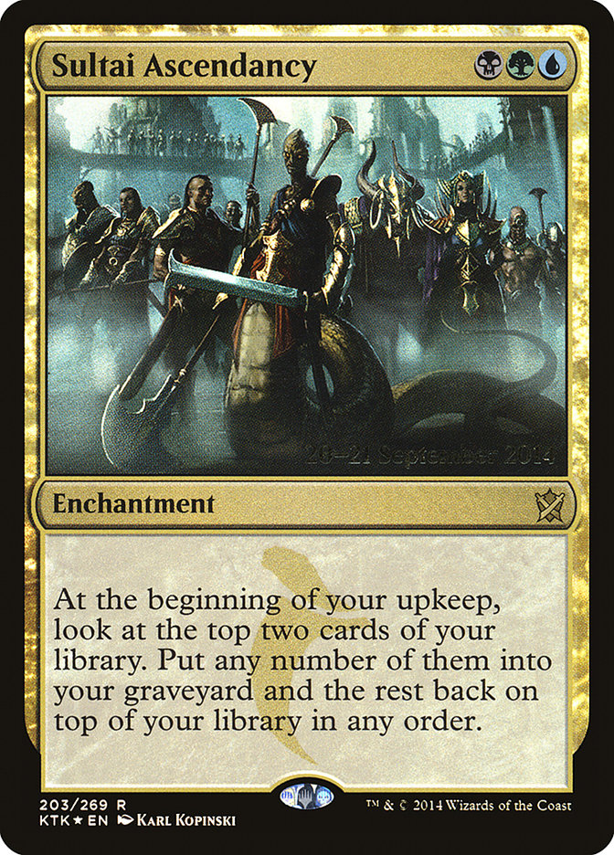 Sultai Ascendancy [Khans of Tarkir Prerelease Promos] - The Mythic Store | 24h Order Processing