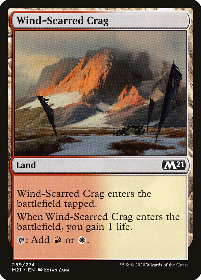 Wind-Scarred Crag [Core Set 2021] - The Mythic Store | 24h Order Processing
