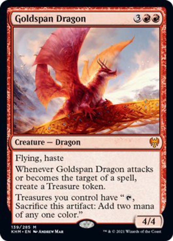 Goldspan Dragon [Kaldheim] - The Mythic Store | 24h Order Processing