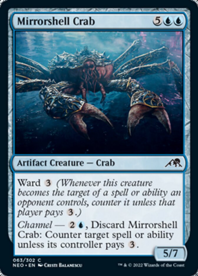 Mirrorshell Crab [Kamigawa: Neon Dynasty] - The Mythic Store | 24h Order Processing
