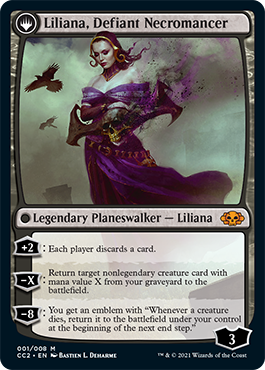 Liliana, Heretical Healer // Liliana, Defiant Necromancer [Commander Collection: Black] - The Mythic Store | 24h Order Processing