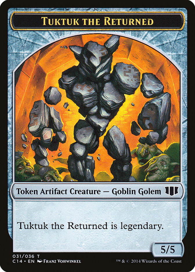 Daretti, Scrap Savant Emblem // Tuktuk the Returned Double-Sided Token [Commander 2014 Tokens] - The Mythic Store | 24h Order Processing