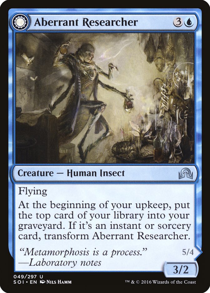 Aberrant Researcher // Perfected Form [Shadows over Innistrad] - The Mythic Store | 24h Order Processing