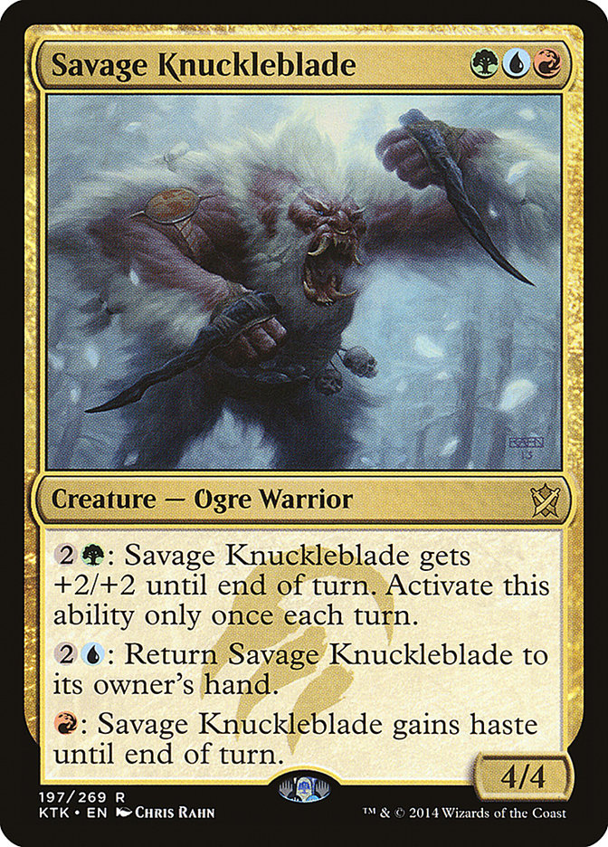 Savage Knuckleblade [Khans of Tarkir] - The Mythic Store | 24h Order Processing